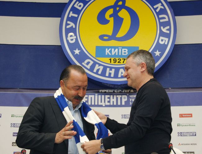 Главный тренер киевского Динамо Валерий Газзаев