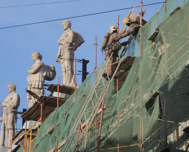 Пожар в здании Театра русской антрепризы имени Андрея Миронова