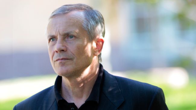 Тренер российского боксера Николая Валуева Александр Зимин
