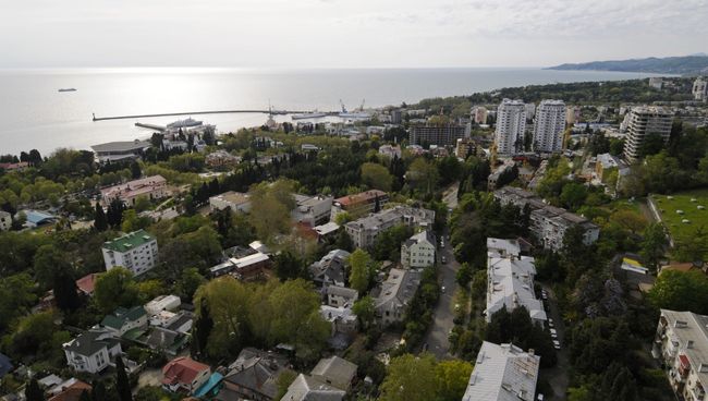 Вид города Сочи. Архив