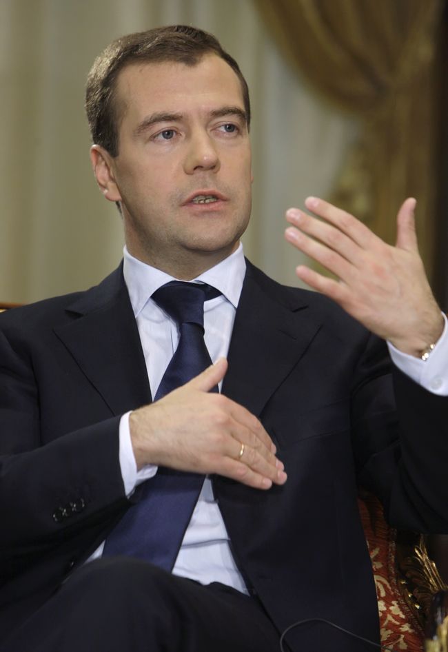 Президент РФ Д.Медведев