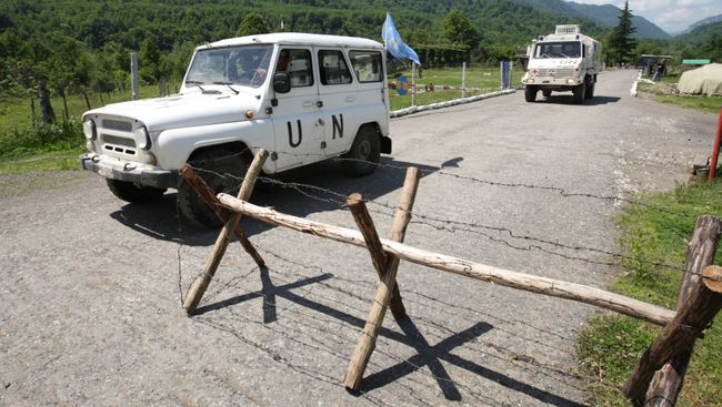 Военные наблюдатели ООН. Архивное фото Военные наблюдатели ООН. Архивное фото