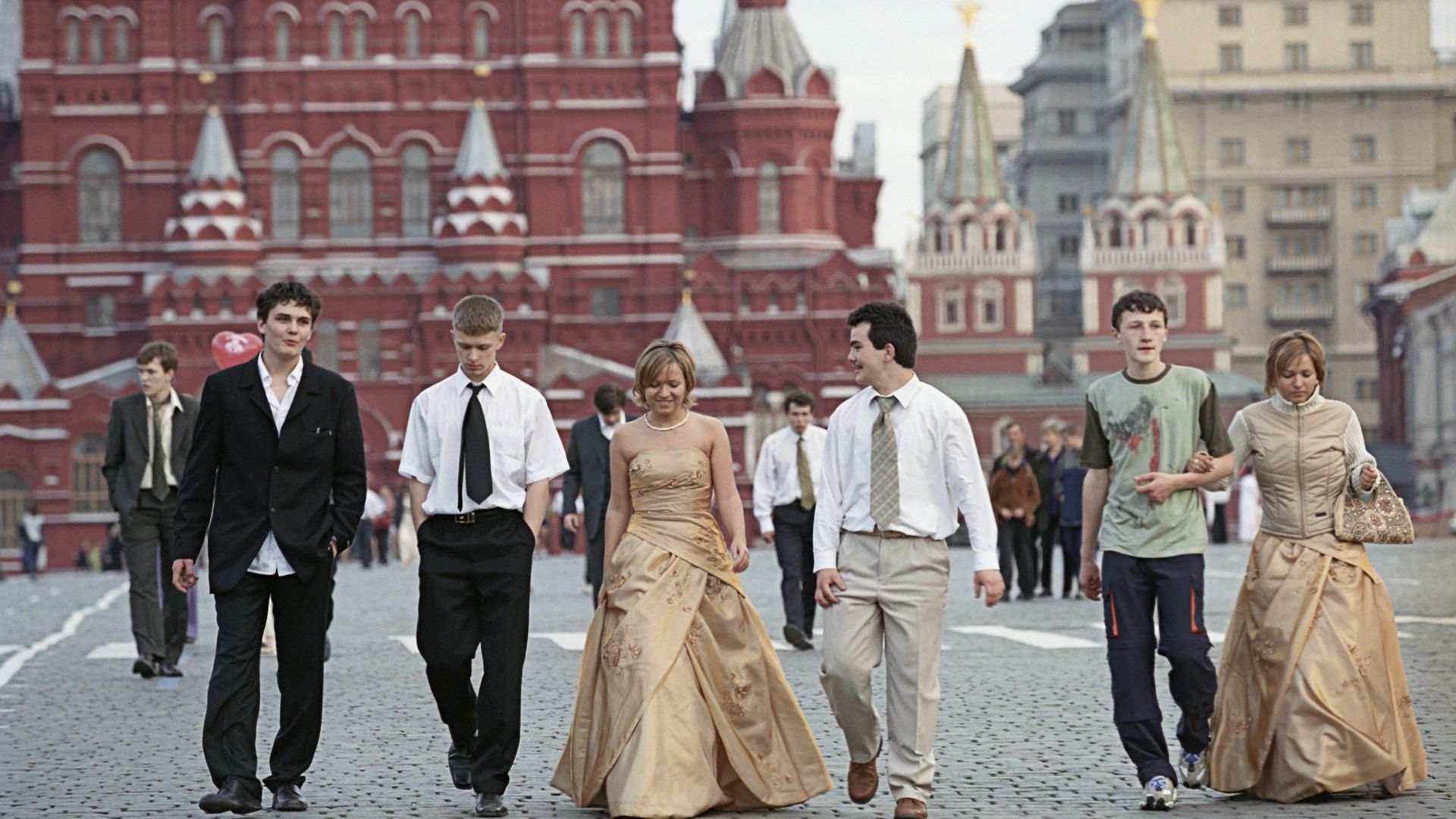 Выпускники школ на Красной площади в Москве - РИА Новости, 1920, 26.06.2023