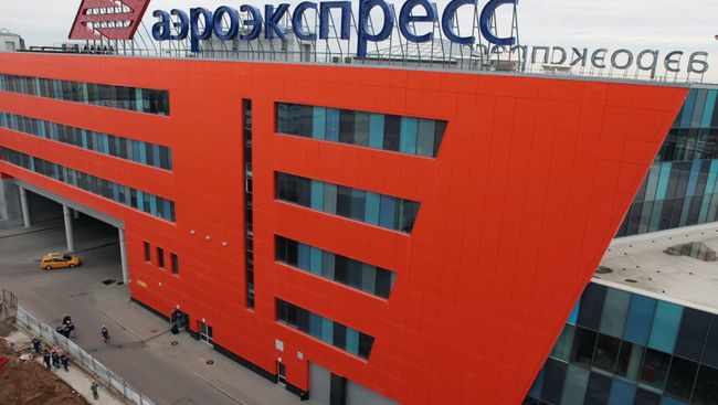 Железнодорожный терминал в аэропорту Шереметьево-2