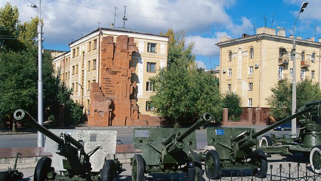 Мемориал Дом Павлова в Волгограде. Архивное фото