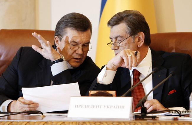 Виктор Янукович и Виктор Ющенко
