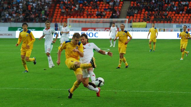 Игровой момент матча Локомотив - Ростов