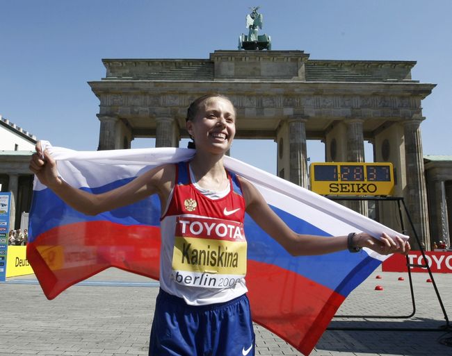 Российская спортсменка Ольга Каниськина Российская спортсменка Ольга Каниськина