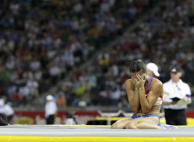 Российская спортсменка Елена Исинбаева
