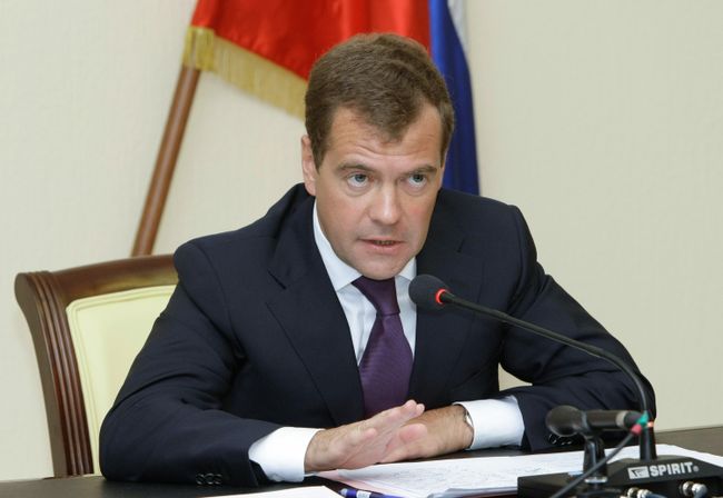 Президент РФ Дмитрий Медведев провел выездное совещание с участием членов Совета безопасности РФ