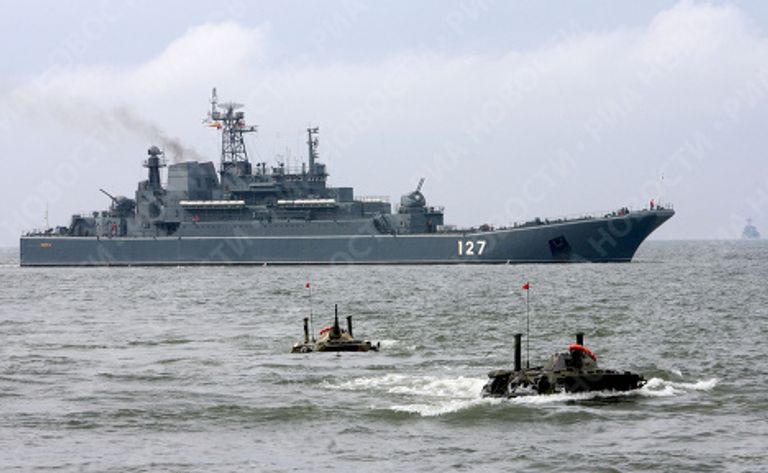 Тренировка по высадке морского и воздушного десанта прошла в Калининградской области Тренировка по высадке морского и воздушного десанта прошла в Калининградской области