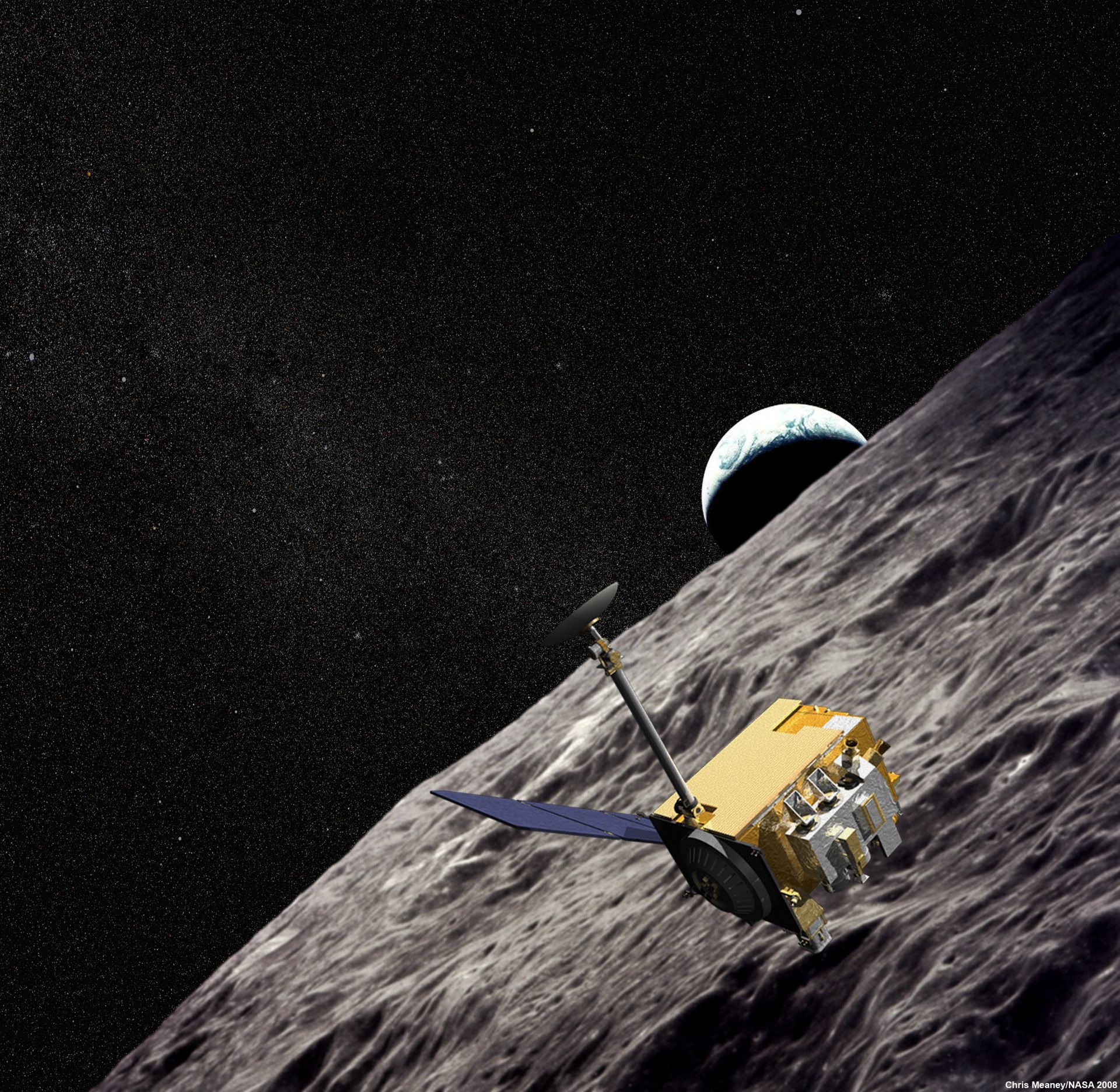 Зонд NASA Lunar Reconnaissance Orbiter (LRO) - РИА Новости, 1920, 25.08.2023