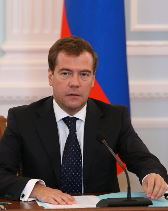 Президент РФ Д. Медведев