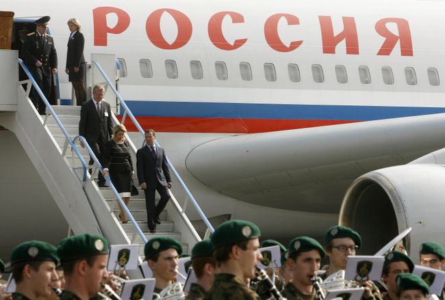 Президент РФ Дмитрий Медведев прибыл в Швейцарию Президент РФ Дмитрий Медведев прибыл в Швейцарию