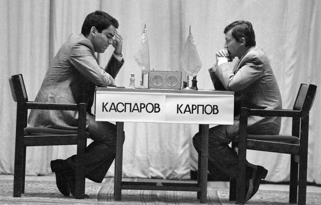 Анатолий Карпов и Гарри Каспаров. Матч на звание чемпиона мира по шахматам Анатолий Карпов и Гарри Каспаров. Матч на звание чемпиона мира по шахматам