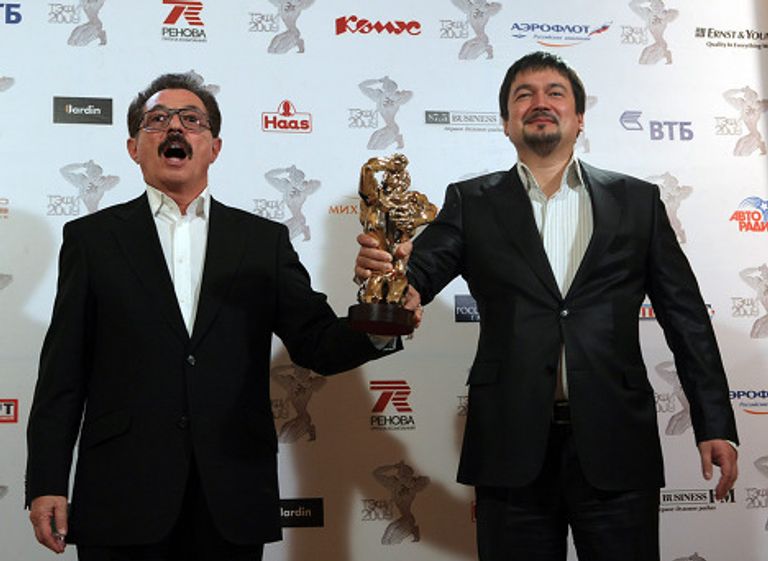 Борис Берман, Ильдар Жандарев. Церемония вручения премии ТЭФИ-2009 Борис Берман, Ильдар Жандарев. Церемония вручения премии ТЭФИ-2009