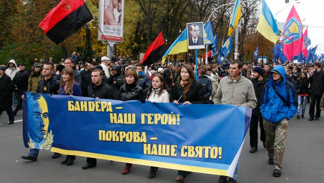 Мероприятия в честь годовщины УПА в Киеве. Архивное фото Мероприятия в честь годовщины УПА в Киеве. Архивное фото
