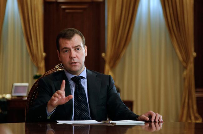 Президент России Дмитрий Медведев 