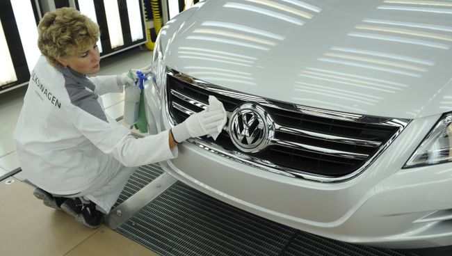 Запуск производства полного цикла на заводе Volkswagen Group Rus в Калуге. Архивное фото Запуск производства полного цикла на заводе Volkswagen Group Rus в Калуге. Архивное фото