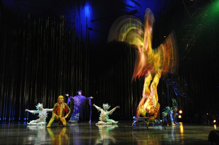 Репетиция шоу Varekai канадского Cirque du Soleil в Москве Репетиция шоу Varekai канадского Cirque du Soleil в Москве