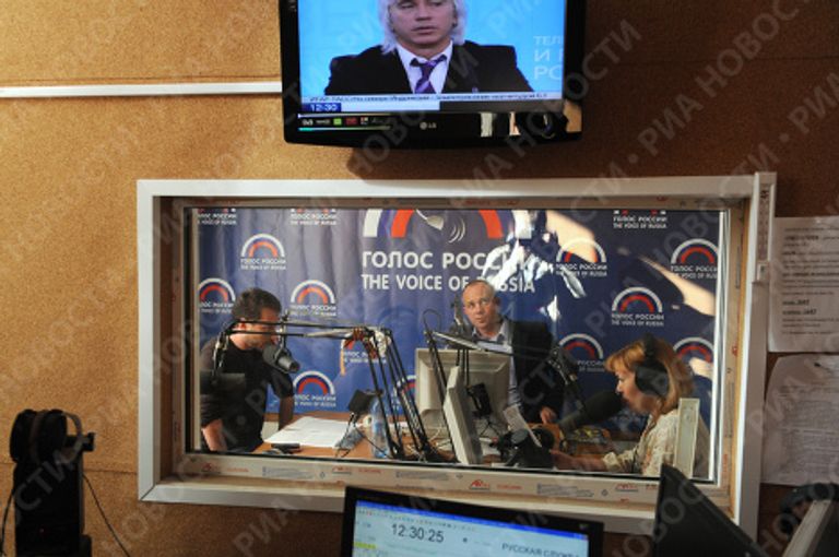 Работа радиостанции Голос России Работа радиостанции Голос России