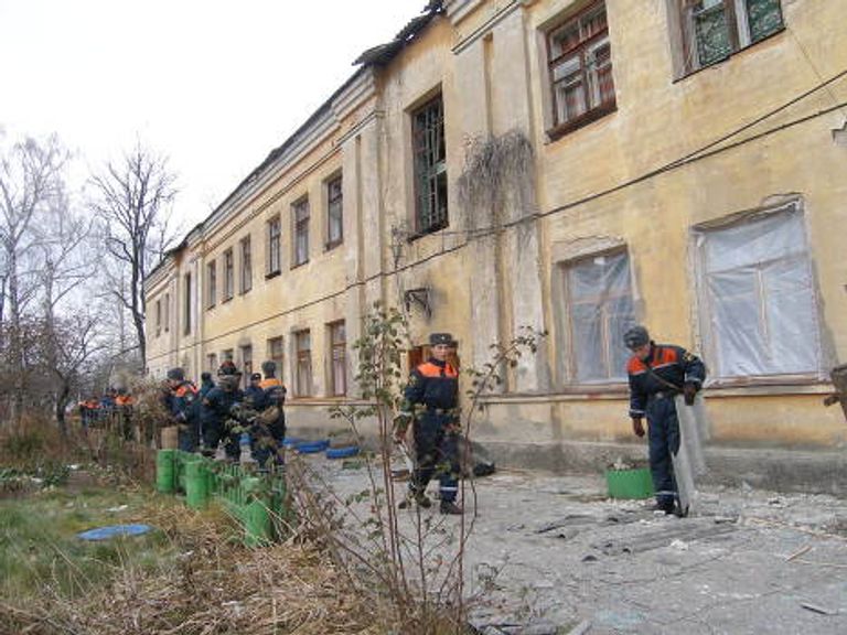 Обстановка у складов боеприпасов воинской части в Ульяновске Обстановка у складов боеприпасов воинской части в Ульяновске