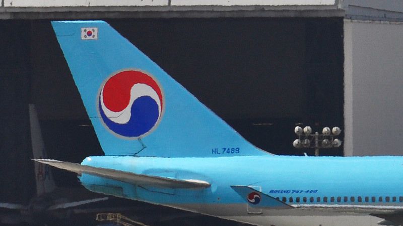 Самолет авиакомпании Korean Air Lines Самолет авиакомпании Korean Air Lines - РИА Новости, 1920, 24.10.2022