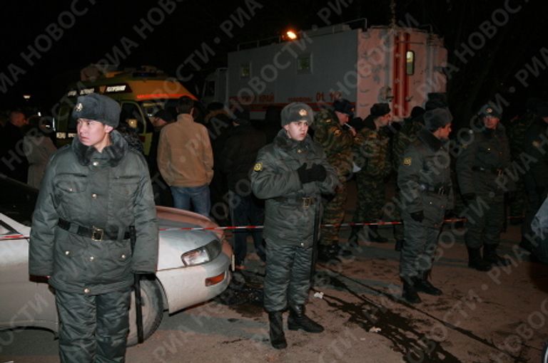 На месте пожара в пермском кафе, повлекшем большие человеческие жертвы На месте пожара в пермском кафе, повлекшем большие человеческие жертвы