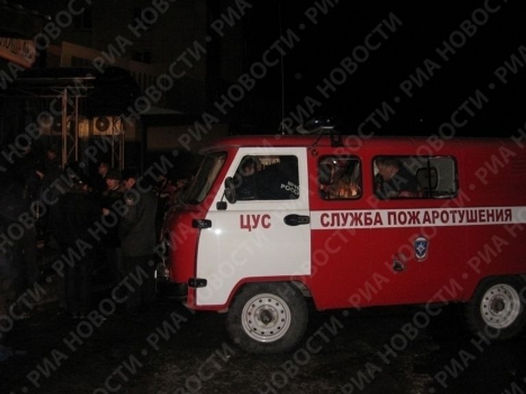 Пожар в кафе Хромая лошадь в Перми Пожар в кафе Хромая лошадь в Перми
