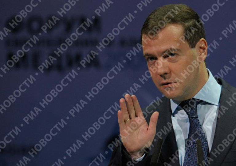 Дмитрий Медведев на Форуме Европейских и Азиатских Медиа Дмитрий Медведев на Форуме Европейских и Азиатских Медиа