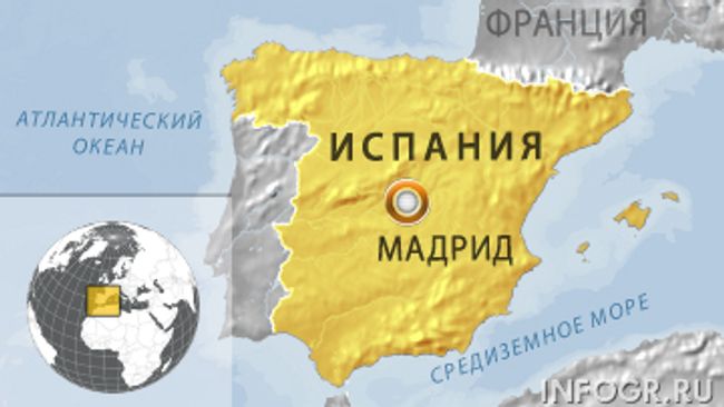Карта Испании Карта Испании