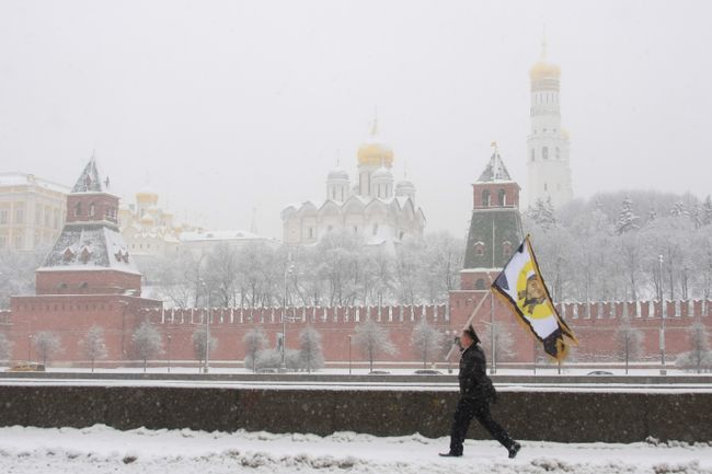 Зимние виды Москвы. Архив