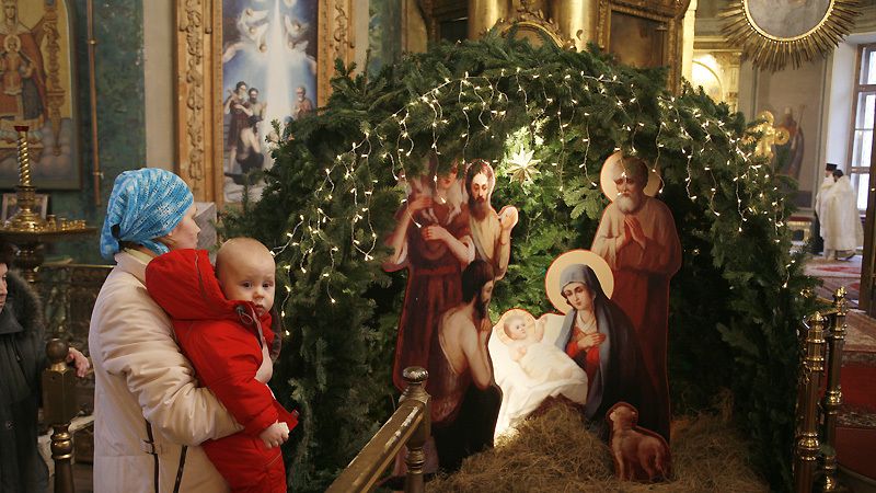 Рождественские вертепы в московских храмах Рождественские вертепы в московских храмах - РИА Новости, 1920, 24.12.2025