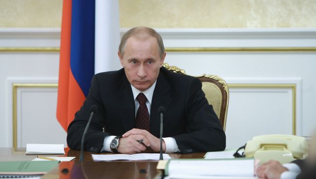 Премьер-министр России Владимир Путин провел заседание Президиума правительства РФ
