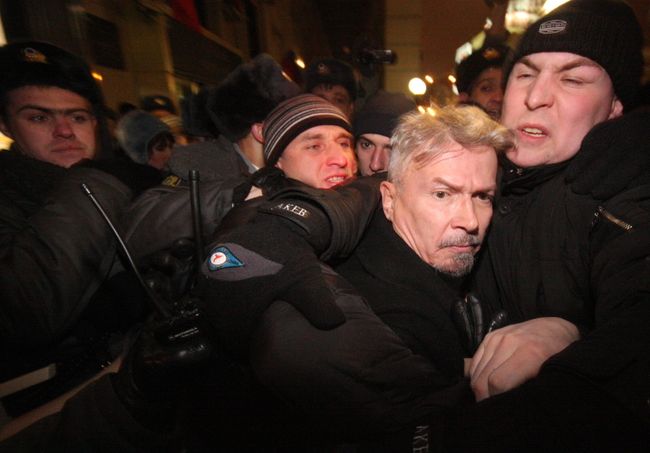 Организатор Митинга несогласных Эдуард Лимонов. Архив