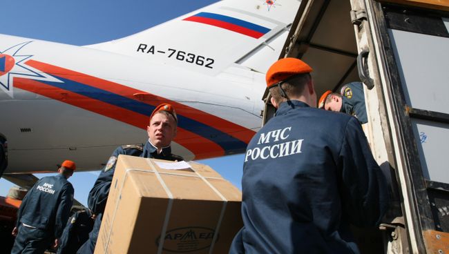 Первый самолет с российскими спасателями прибыл в столицу Гаити