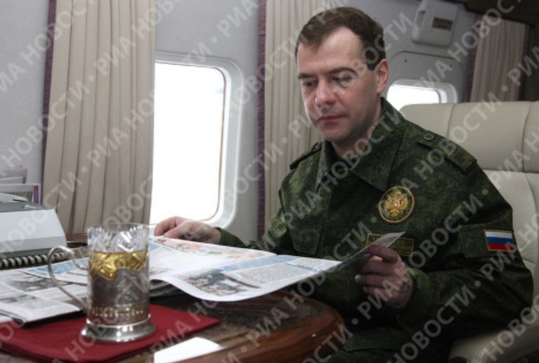 Дмитрий Медведев посетил полигон Выстрел в Подмосковье Дмитрий Медведев посетил полигон Выстрел в Подмосковье