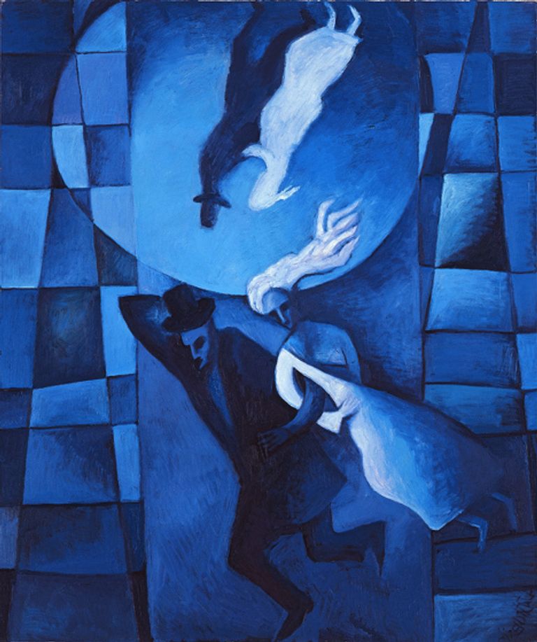 Шар голубой, х.м., 2009. Шар голубой, х.м., 2009.