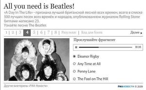 All you need is Beatles! All you need is Beatles!