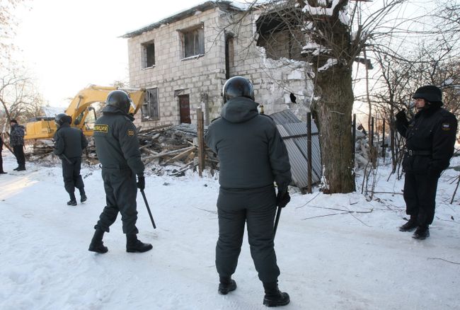 Снос частных домов в садовом товариществе Речник Снос частных домов в садовом товариществе Речник
