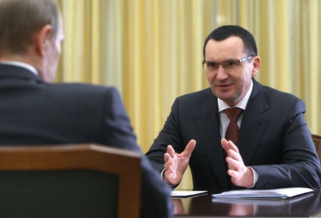 Премьер-министр РФ В.Путин провел встречу с президентом Чувашской республики Н.Федоровым