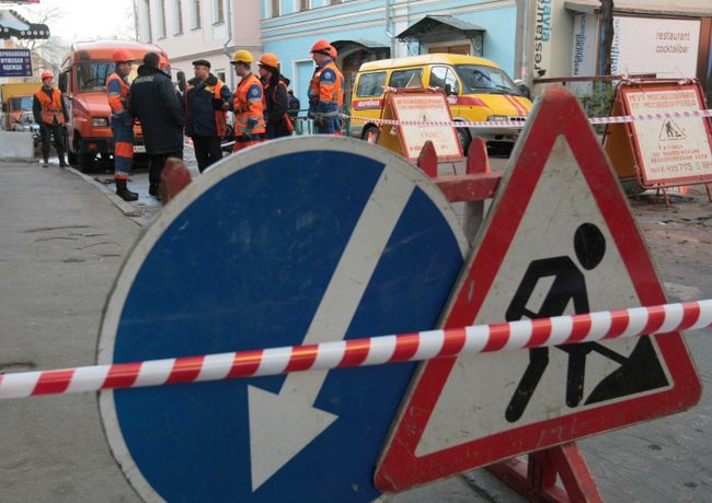 Авария на трубопроводе. Архив