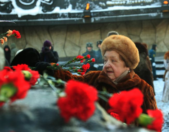 Акция в день освобождения Ленинграда от фашисткой блокады