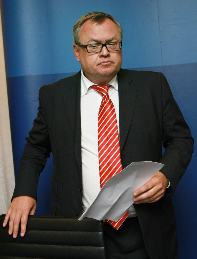 Президент, председатель правления Внешторгбанка Андрей Костин. Архив
