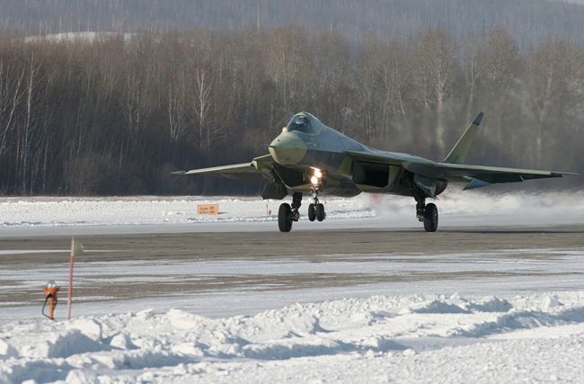 29 января 2010 года в 11:19 по местному времени в Комсомольске-на-Амуре впервые поднялся в воздух новейший боевой самолет российской разработки