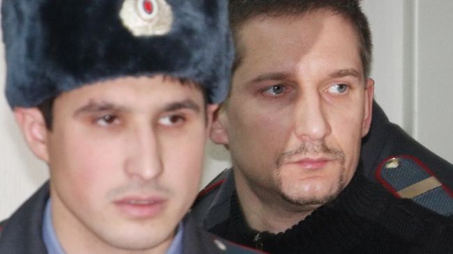 Денис Евсюков в суде. Архив