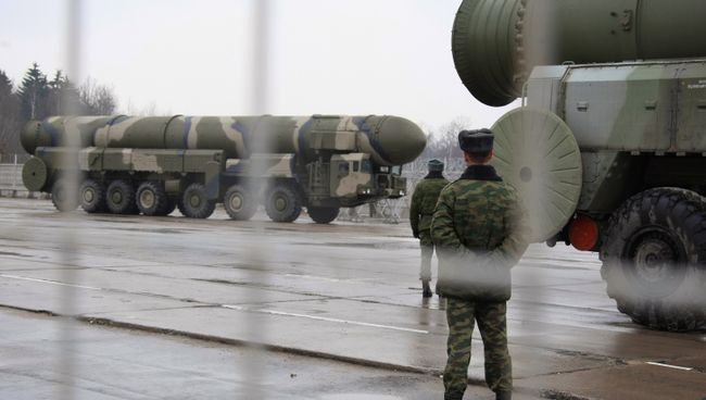 Ракетный комплекс стратегического назначения Тополь. Архивное фото.