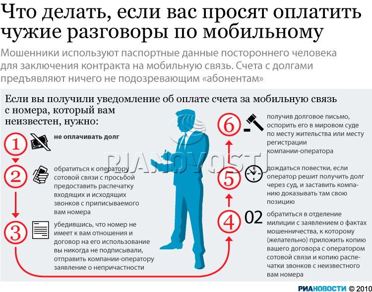 Что делать, если вас просят оплатить чужие разговоры по мобильному