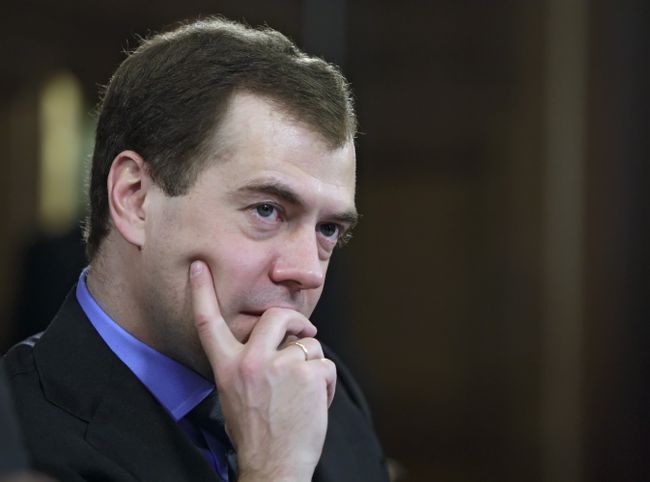 Президент РФ Дмитрий Медведев. Архив
