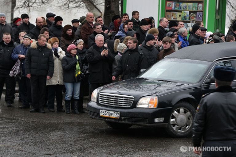 Прощание с актером Владиславом Галкиным в Москве Прощание с актером Владиславом Галкиным в Москве